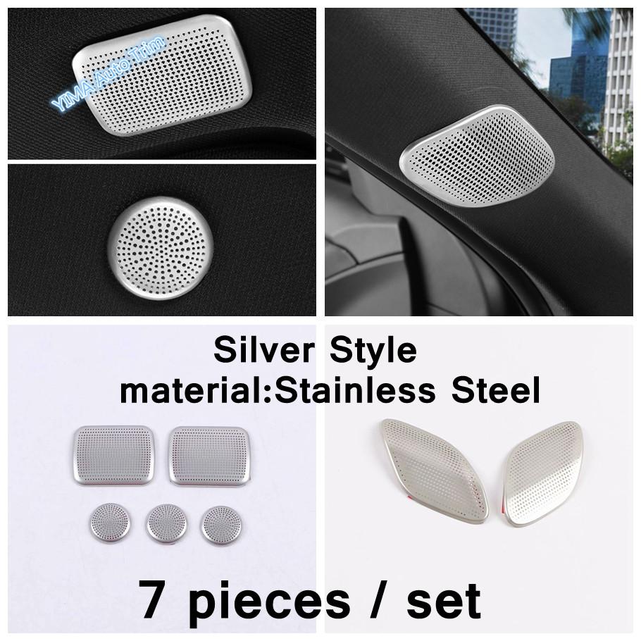 Interior Window A Pillar Post / Car Roof Stereo Loudspeaker Tweeter Cover Trim Accessories For Cadillac CT5 CT5-V  -