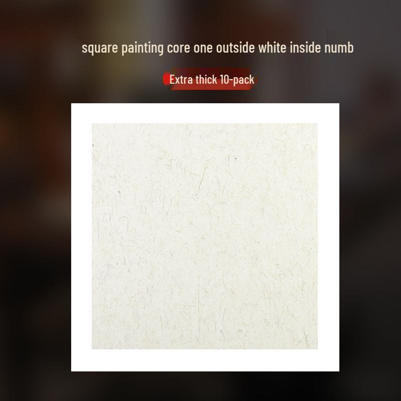 Thickened Xuan Paper Round Fan Cardstock for Chinese Painting and Calligraphy