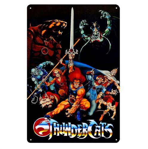 Thundercats Retro Cartoon Kids Tv Show Series Metal Poster Tin Sign 20x30cm 20x30cm（7.8x11.8inch）