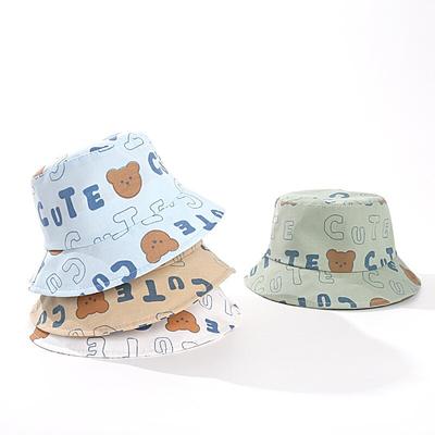 Spring And Summer Baby Hats - CUTE Cute Bear, Sweet Little Boy's Fishing Hat For Sun Protection, Cap Style