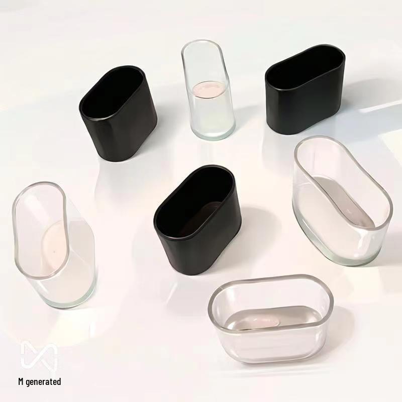 

Oval Silicone Chair Leg Covers - Thickened, Silent, Non-Slip Protective Pads for Double Tube Stools and Dining Chairs Default