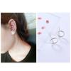 6Prs/Set Stylish Women Heart Feather Snowflake Circle Ear Stud Earrings Jewelry Jewelry Gift