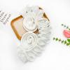 3D Floral Applique Decoration Handmade Flower Patch DIY Flower Collar Sewing Applique Corsage for Wedding Dress Accessories