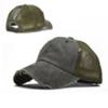 Cappellino da Baseball Coda di Cavallo Donna Uomo Cotone Motivo Patchwork Rete Cappello da Baseball Sportivo Cappellini Snapback Moda Cappello da Sole