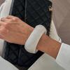Ingemark Vintage Irregular Resin Acrylic Wide Bracelet Women New Fashion Geometric Stackable Chunky Bangle Bracelet Jewelry New