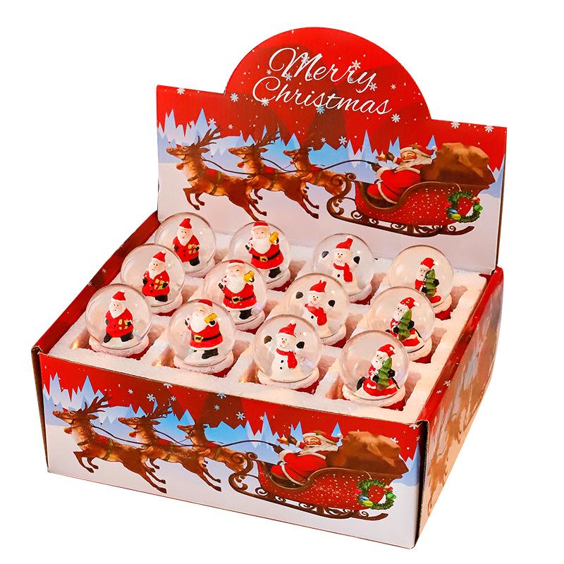 Christmas Crystal Ball Music Box Lantern Ornament