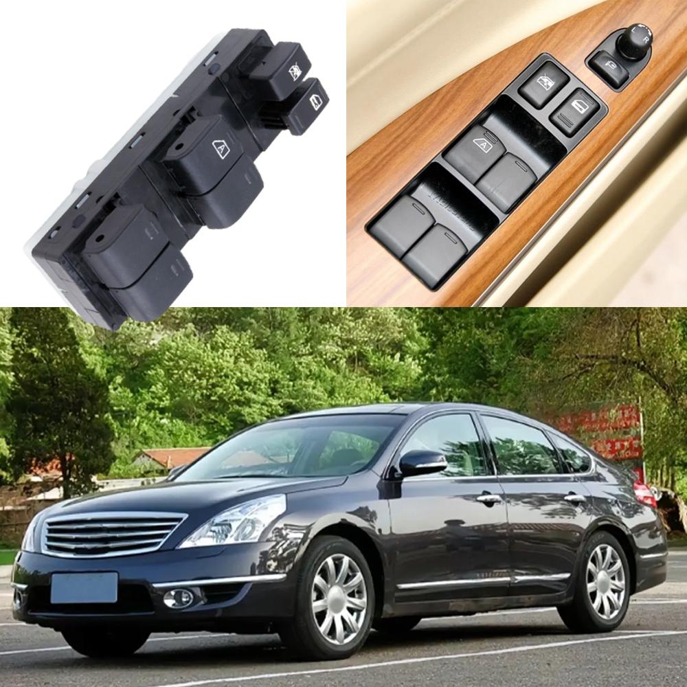 Foran venstre Elektrisk strømvindu Hovedløftebryterknapp For Nissan Teana J32 J32R J32Z 25401-JN03A 25401-JN01A 25401-JN00A
