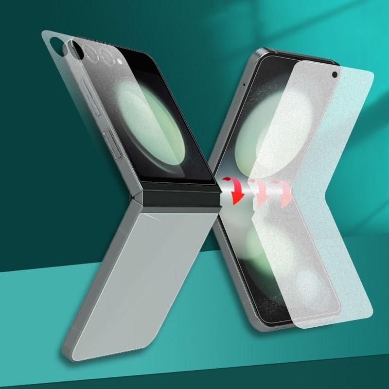 Pellicola Idrogel Opaca per Samsung Galaxy Z Flip 6 5 4 3 Anti-Impronte Schermo Pellicola Protettiva Z Flip6 Z Flip5