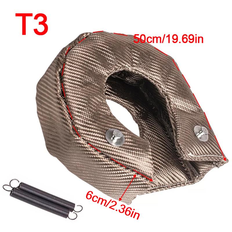T3T4T6 Turbo Protective Cover Booster Heat Shield Auto Accessories