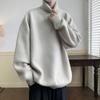 Pánský svetr s rolákem Pánský volný ležérní Harajuku Korejská móda Pánský oversized svetr Módní Zesílený Teplé svetry