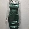 Summer New Fashion Slim Fit Sexy Straps Dress Women Backless Bandage Solid Satin Party Club Dresses Women Elegant Pleated Casual Lady Dress 26453