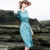 Women's Mulberry Silk Short-Sleeved Dress