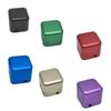 Pool Chalk Holder Square Small Aluminum Alloy Portable Billiard Chalk Carry Case Storage Box Container Billiards Accessories