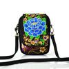 Women 2025 New Shoulder Bag Travel Pouch Vintage Floral Embroidered Crossbody Zip Bag Embroidered Mobile Phone Bag