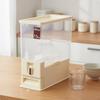 15kg Rice Storage Container Airtight Seal Measuring Bin with Drawer Large Capacity Dry Food