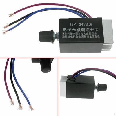 Univerzální spínač ovládání motoru 10 ventilátorů DC 12V/24V ovládání topení a odmrazování