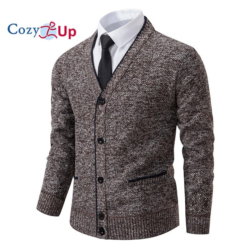 Cozy Up Cotton Cardigan genser for menn