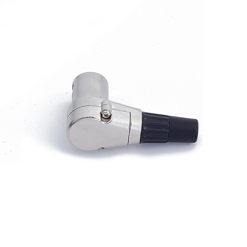 3pinový pravý úhel XLR konektor samec samice mikrofonní zástrčka audio kabelový konektor