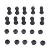 10 Set Motorcycle Disc Brake Caliper Dust Cap Rubber Caliper Shock Absorber Dust Cover for Scooter