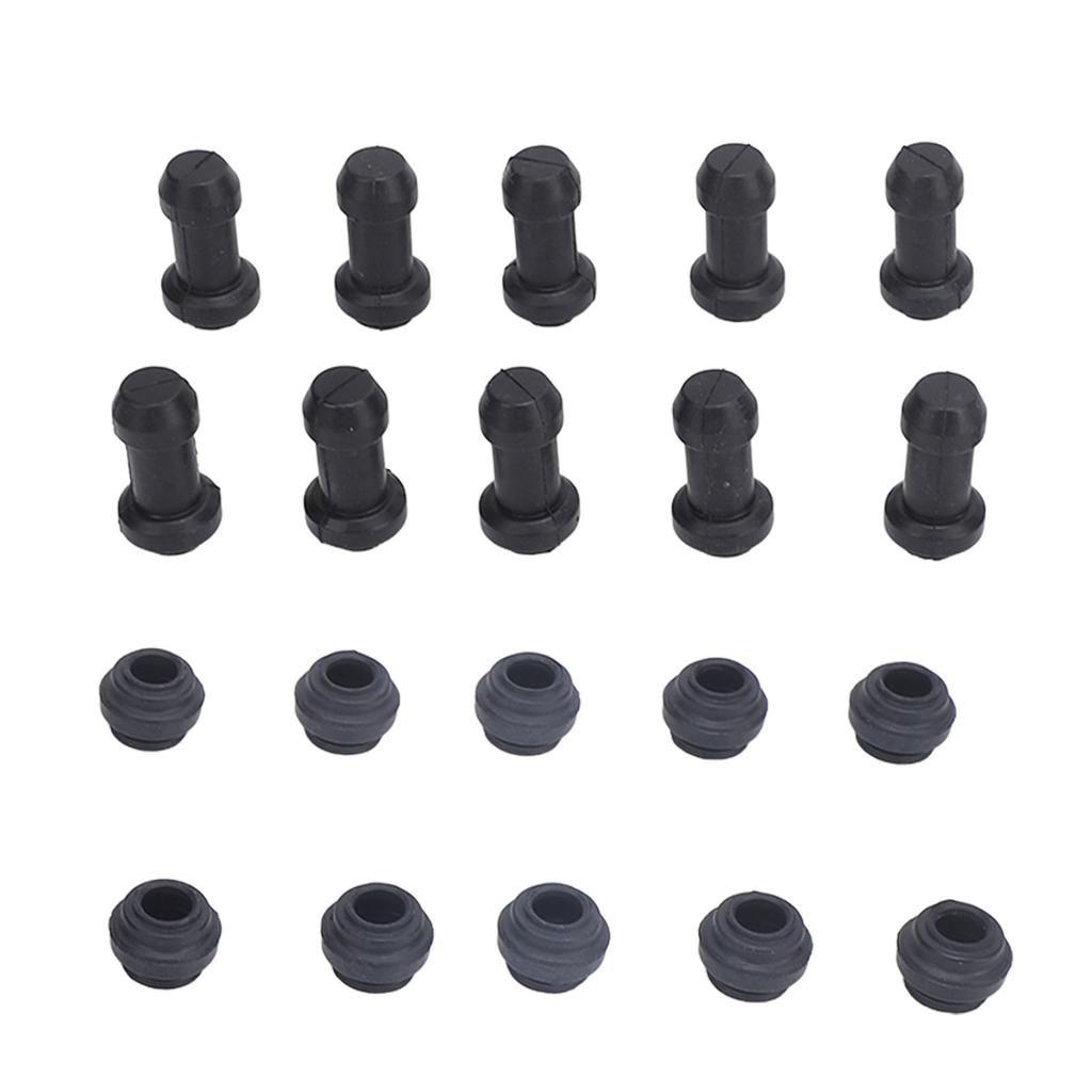 10 Set Motorcycle Disc Brake Caliper Dust Cap Rubber Caliper Shock Absorber Dust Cover for Scooter