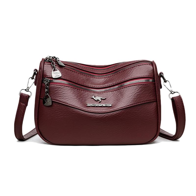 Damen Umhängetasche Mehrschichtige Umhängetasche Muttertasche Große Kapazität Schultertasche