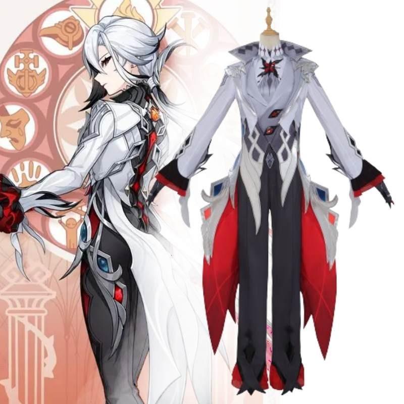 Impact Arlecchino Genshin Cosplay Costume Game Cartoon Virtual Character Party