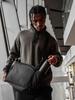 Flight Satchel 11L Messenger Bag Shoulder Bag Body Bag Black Medium [ALPAKA]