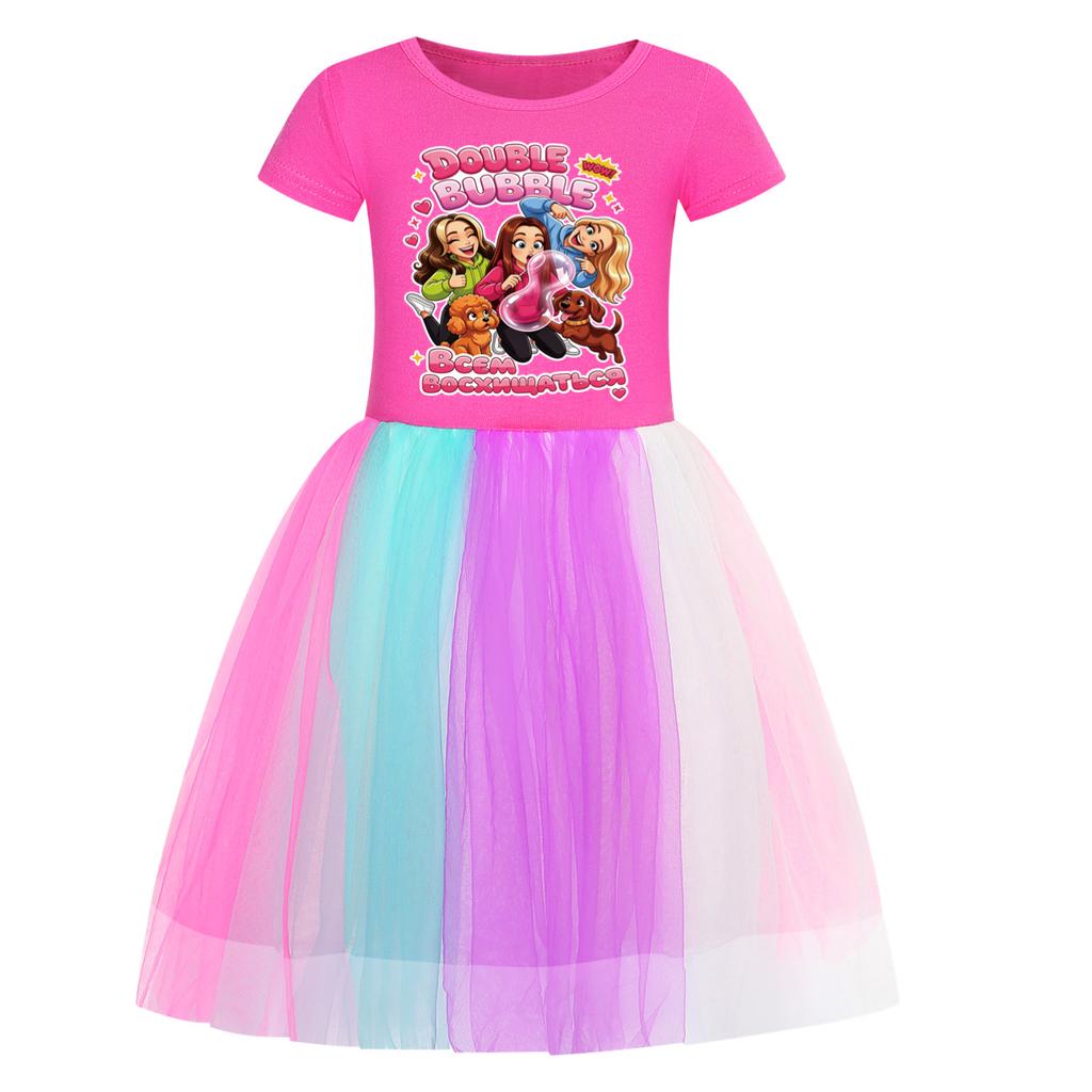Double bubble girls star rainbow lace jumpsuit 5903