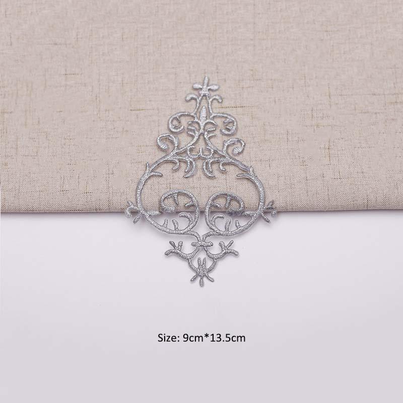 Diy Garment Decorative Hotfix Accessories Patch Sticker Embroidery Costume Dress Bag Hat Edge Embellished Iron-on Applique Patch