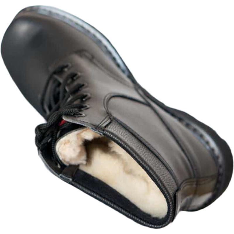 

Мужские зимние хлопковые ботинки с шерстяной подкладкой — теплые зимние ботинки в стиле милитари для активного отдыха 45