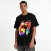 Colorful Dessert Number 67 Graphic Print Casual Top Pure Cotton T-shirt