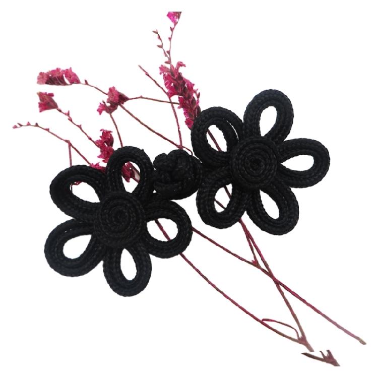 Chinese Knot Frog Disc Buckle Buttons 1 Pair for Dance National Dress Cheongsam