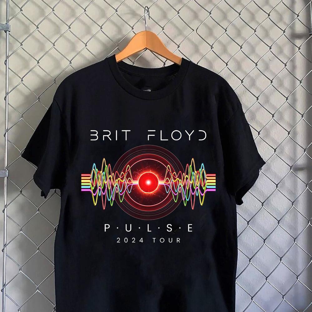 Футболка Brit Floyd Pulse 2024 Tour Полный размер S-5XL Унисекс L