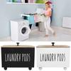 Laundry Pods Container Solid Wood Dryer Sheet Holder with Lid Multipurpose Dryer Storage Box for Laundry Room Kitchen Bathroom