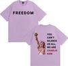 Charlie Kirk You Can't Silence Us All Printed T Shirts Men Women Harajuku High Street Oversized T-shirt Summer Tops Loose Tshirt