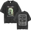 Vintage Washed Dark Souls 3 Hot Game Graphic T Shirt Mens Women Classic Player Fashion Cotton Short Sleeve Tshirts Streetwear