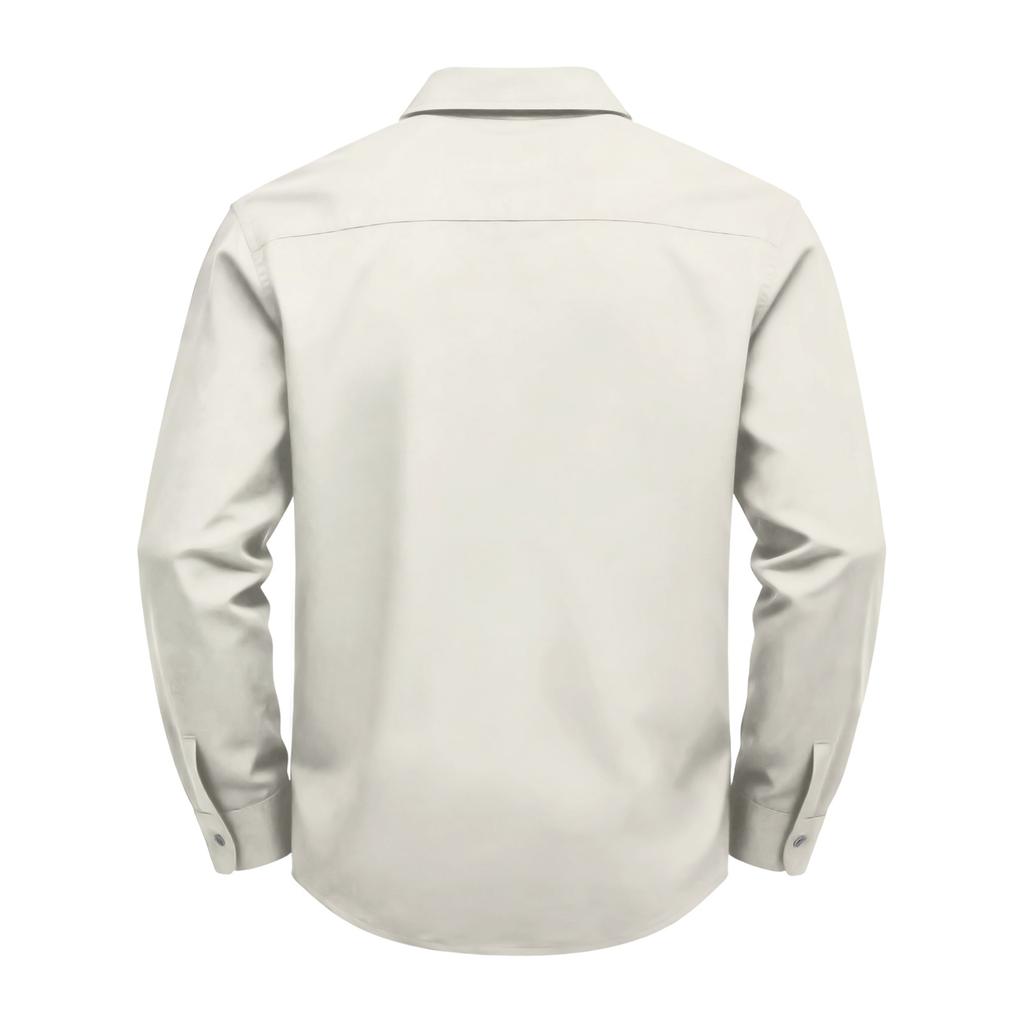 Men's Loose Fit Long Sleeve Button Down Shirt Vintage Casual Versatile Breathable Top for Commute Outdoor Daily Wear