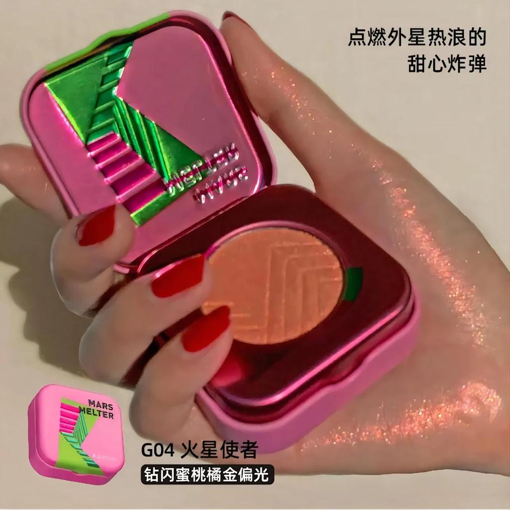 Kaleidos Highlighting Chameleon Diamond Face Highlighter & Glitter Highlight Chrome Chameleon Metallic Makeup