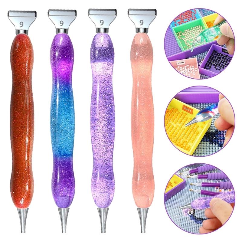 Diamond Art Painting Tools Glitter 5D Diamond Art Drill Pen Sticky Drill Dot Pen DIY Diamond Painting Kit Rhinestone Picker