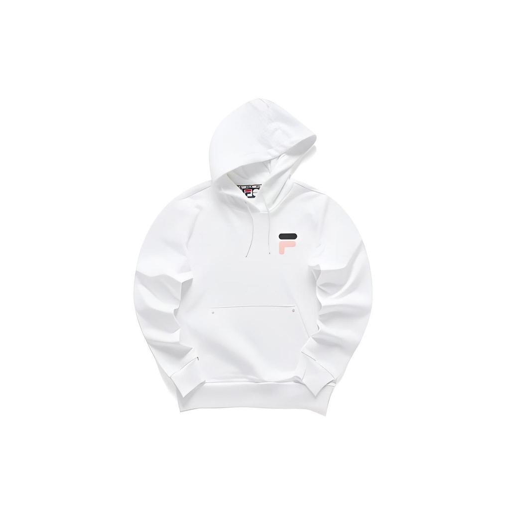 Fila Fusion Casual Printed Hoodie Women Hoodies White T11W113204F-WT