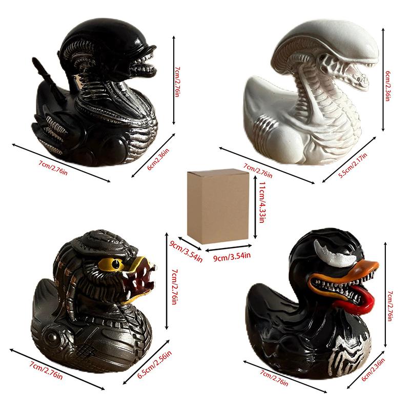 Special-Shaped Duck Ornament, Alien Duck Statue, Wicked Funny Resin Duck, Home Decoration Ornament, Car Ornament