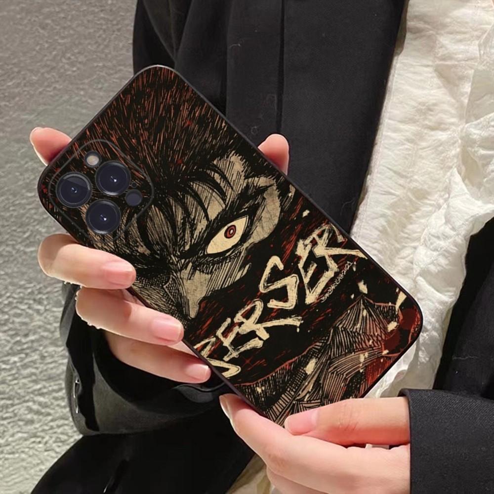 Anime Berserk Guts Phone Case For IPhone 16 15 14 11 12 13 Mini Pro XS Max Cover 6 7 8 Plus X Funda Shell