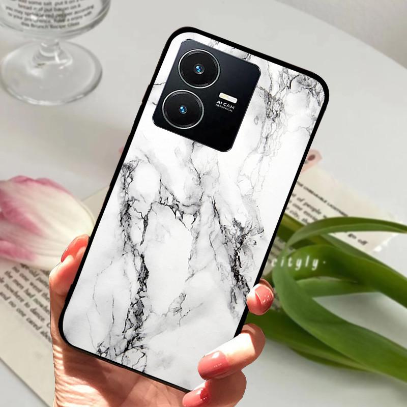 Pro Vivo Y22S 2022 Pouzdro Nárazuvzdorné Měkké TPU Silikonové Kryt Telefonu Pro Vivo Y22 Y 22 V2207 Y22S V2206 Funda Capa Kreslený Vivoy22