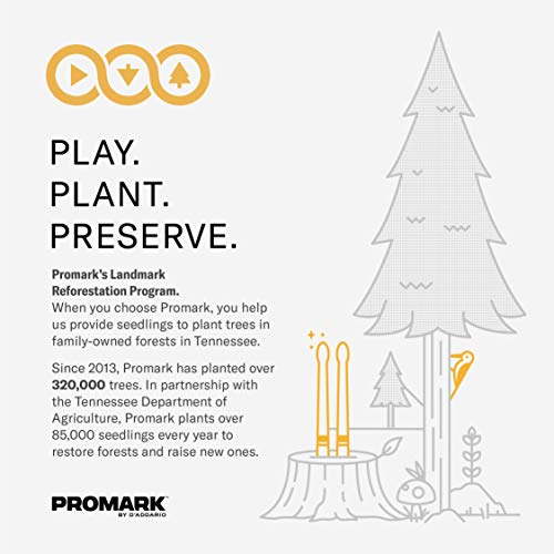 Promark PROMARK Drumstick Select Balance Active Grip Acorn Tip Rebound Balance 5A R5AAG (406 X 14.4mm) [Domestic Genuine Product]