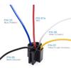5pcs 12 V/24 V Car Relay Wiring Socket Low Power Consumption Car Cable Relay Socket Automobile Installation Accessories