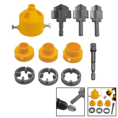 Sechskantschaftbohrer für PVC-Rohrgewindeschneidwerkzeugsatz 1/2 3/4 1 Zoll