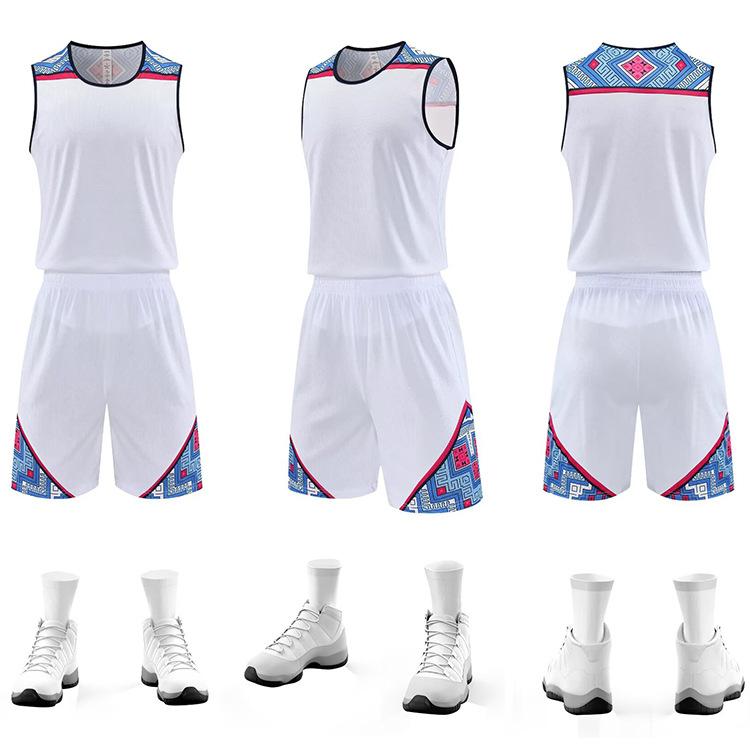 American Basketball Suit Men'S College Students Children'S Training Suit Sports Quick-Drying Team Game Jersey Summer