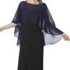 Elegant Women's Chiffon Shawl Dress - Summer Wedding Party Cover-up & Silk Pashmina Scarf