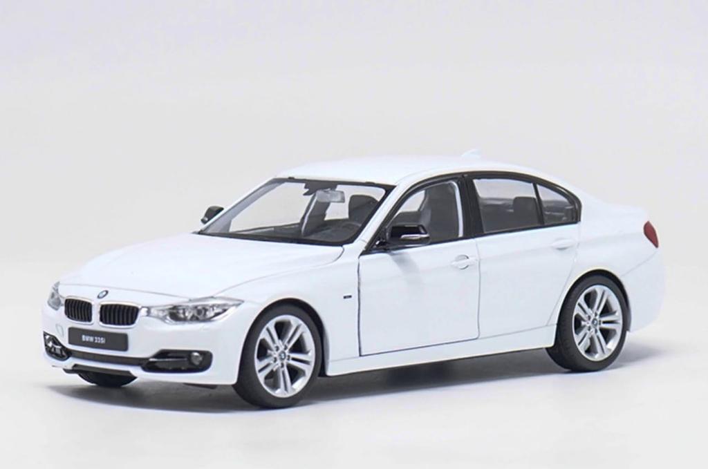 Willy 1/24 scale BMW F30 335i White diecast car, finished product (WL-24039W White)