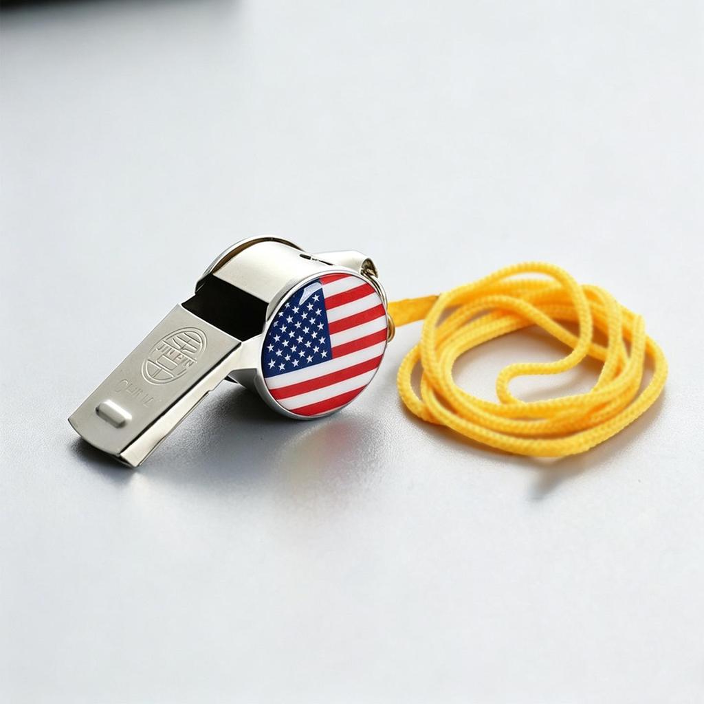2026 World Cup Whistle Keychain: USA, Canada, Mexico Fan Gift